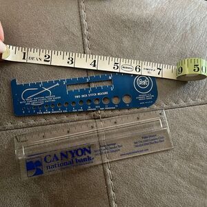 Vintage Measuring‎ tools Needle gauge Boye Needle Co Dean Scovill Dritz England